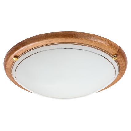 Brilagi - Lámpara de techo ORBIS 2xE27/60W/230V Ø 38 cm pino