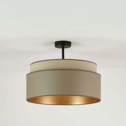 Brilagi - Lámpara de techo empotrada OREGON VEGE 1xE27/15W/230V diámetro 45 cm gris