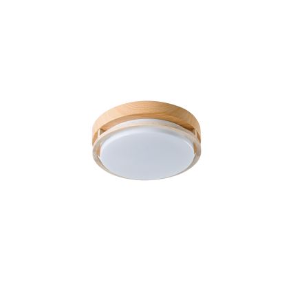 Brilagi - Lámpara de techo ORINO 2xE27/40W/230V, diámetro 27 cm, acabado madera/roble