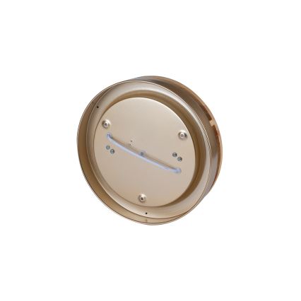 Brilagi - Lámpara de techo ORINO 2xE27/40W/230V Ø 27 cm dorada/roble