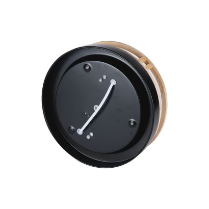 Brilagi - Lámpara de techo ORINO 2xE27/40W/230V Ø 27 cm negro/roble