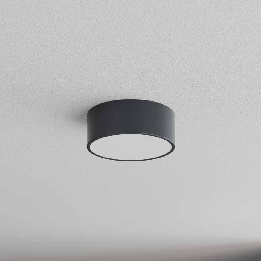 Brilagi - Lámpara de techo para baño CLARE 1xE27/24W/230V Ø 20 cm antracita IP54