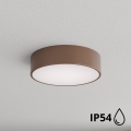 Brilagi - Lámpara de techo para baño CLARE 2xE27/24W/230V Ø 30 cm IP54 marrón