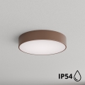 Brilagi - Lámpara de techo para baño CLARE 3xE27/24W/230V, diámetro 40 cm, IP54, marrón