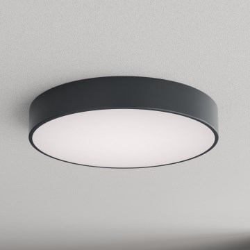 Brilagi - Lámpara de techo para baño CLARE 4xE27/24W/230V diámetro 50 cm antracita IP54