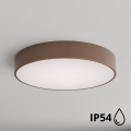 Brilagi - Lámpara de techo para baño CLARE 4xE27/24W/230V Ø 50 cm IP54 marrón