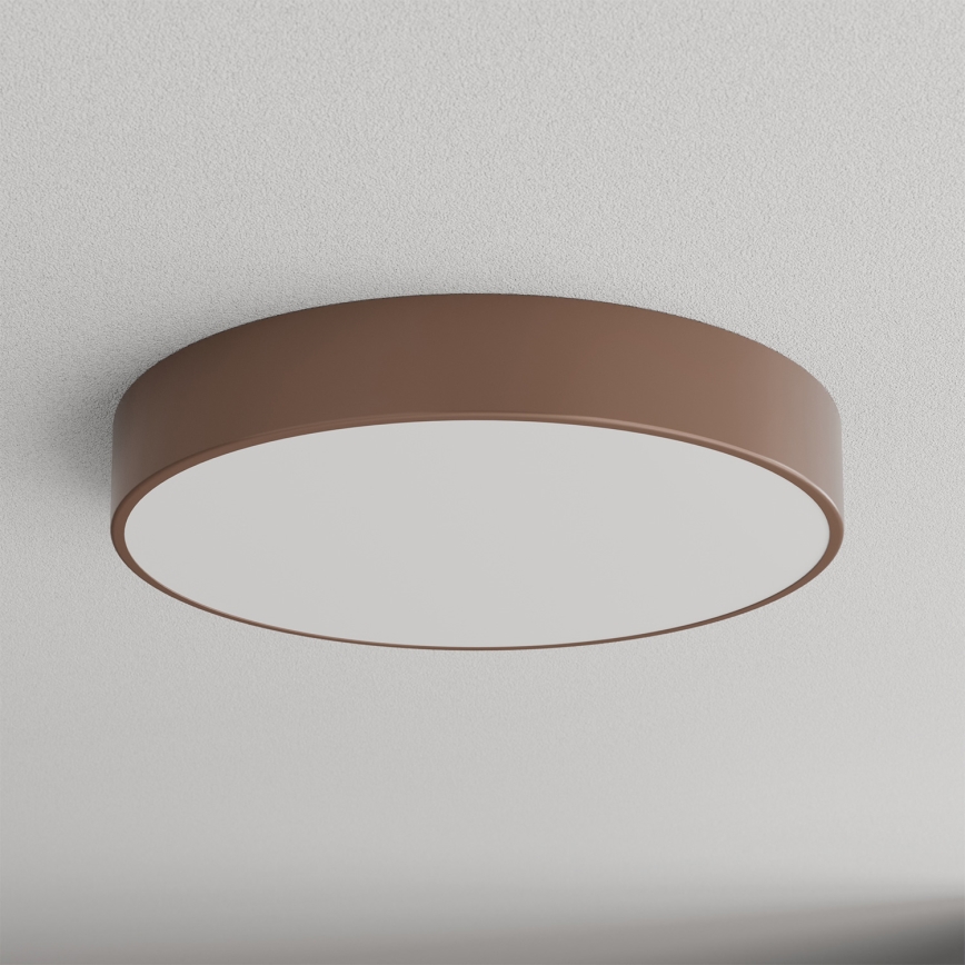 Brilagi - Lámpara de techo para baño CLARE 4xE27/24W/230V Ø 50 cm IP54 marrón
