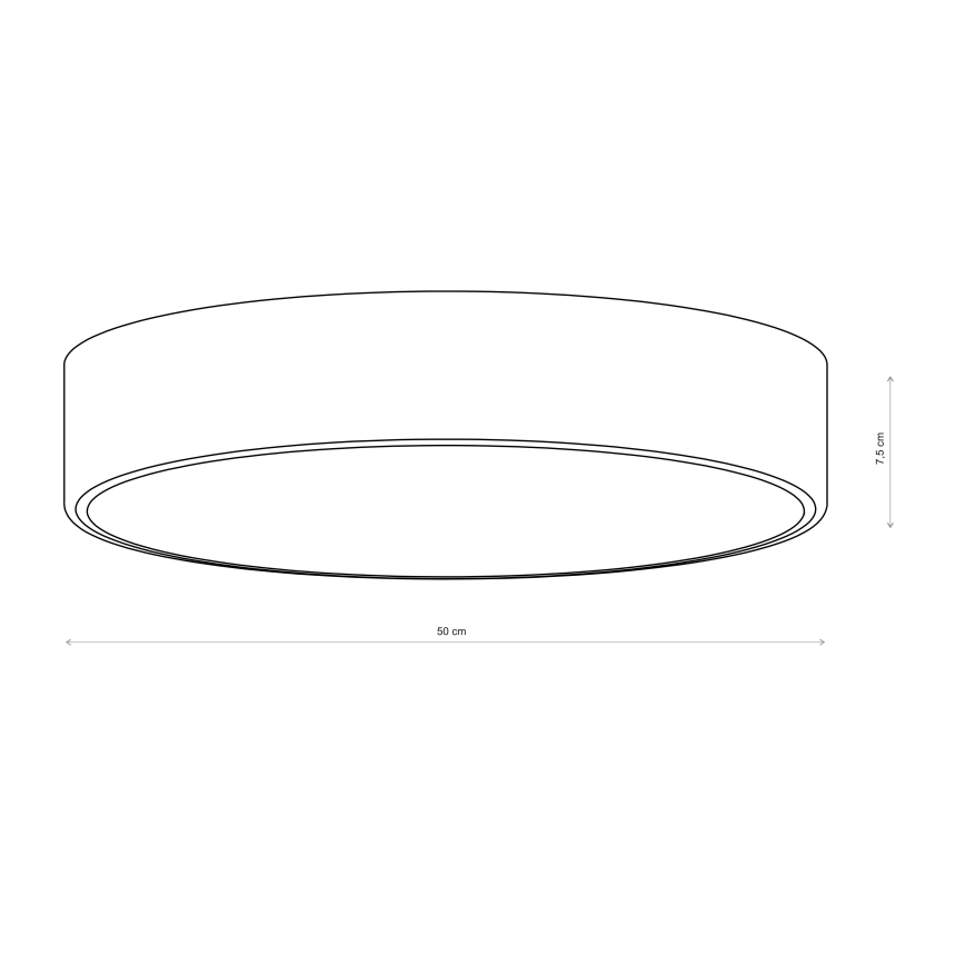 Brilagi - Lámpara de techo para baño CLARE 4xE27/24W/230V Ø 50 cm IP54 marrón