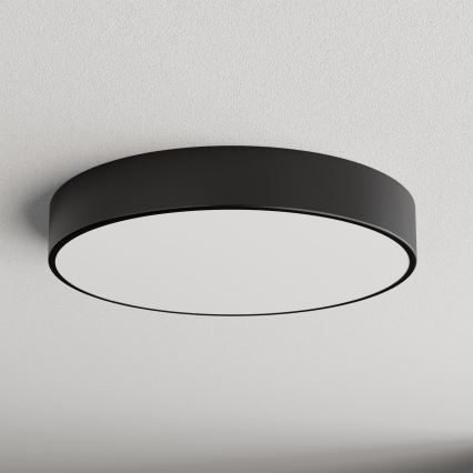 Brilagi - Lámpara de techo para baño CLARE 4xE27/24W/230V Ø 50 cm IP54 negra