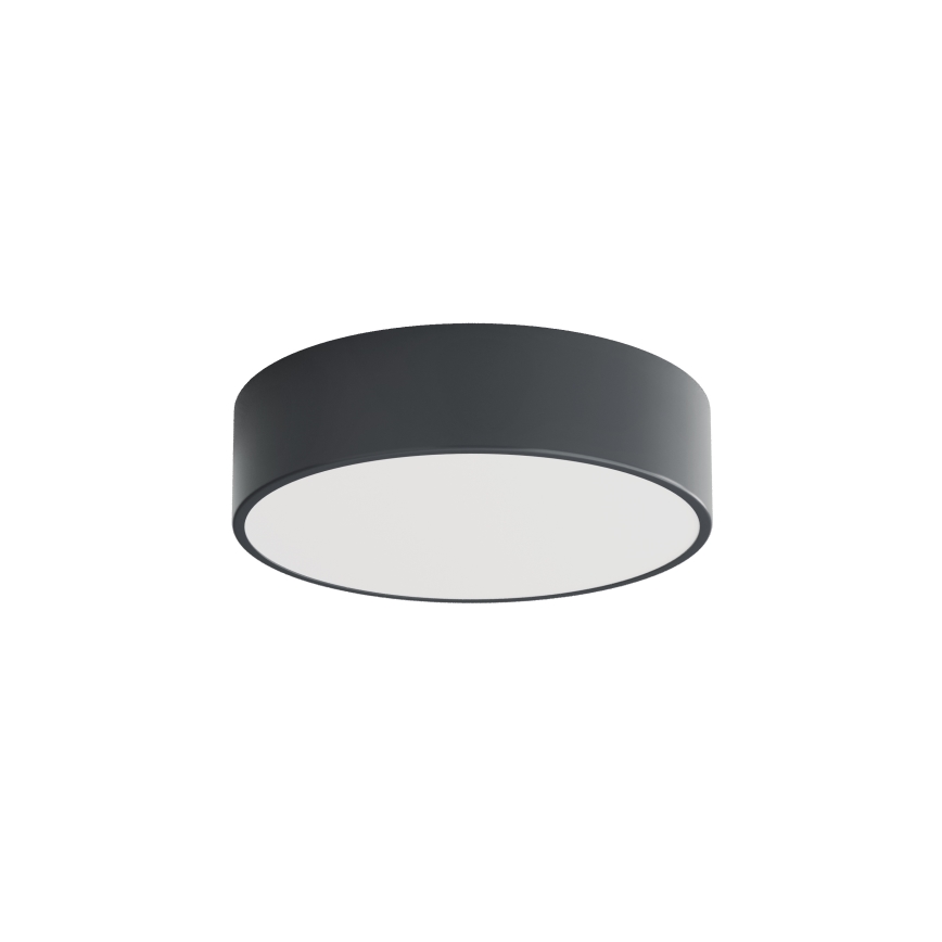 Brilagi - Plafón de techo para baño con sensor de movimiento y sensor crepuscular CLARE 2xE27/24W/230V Ø 30 cm antracita IP54