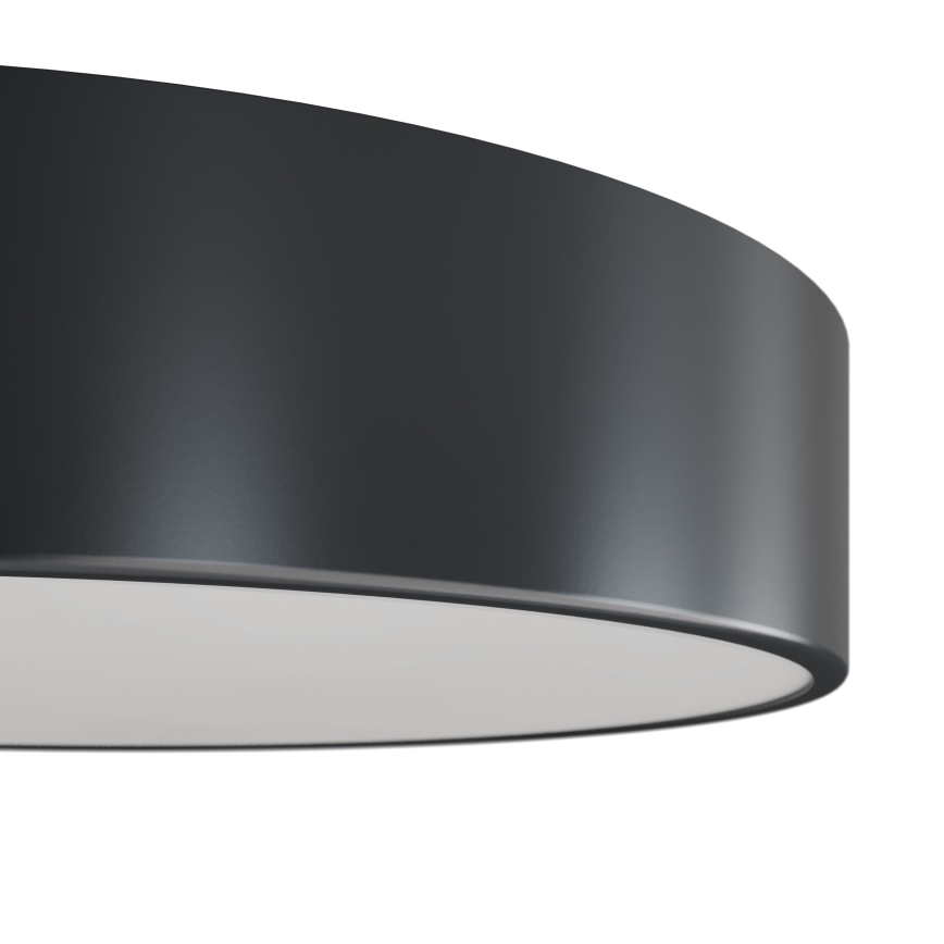 Brilagi - Plafón de techo para baño con sensor de movimiento y sensor crepuscular CLARE 2xE27/24W/230V Ø 30 cm antracita IP54