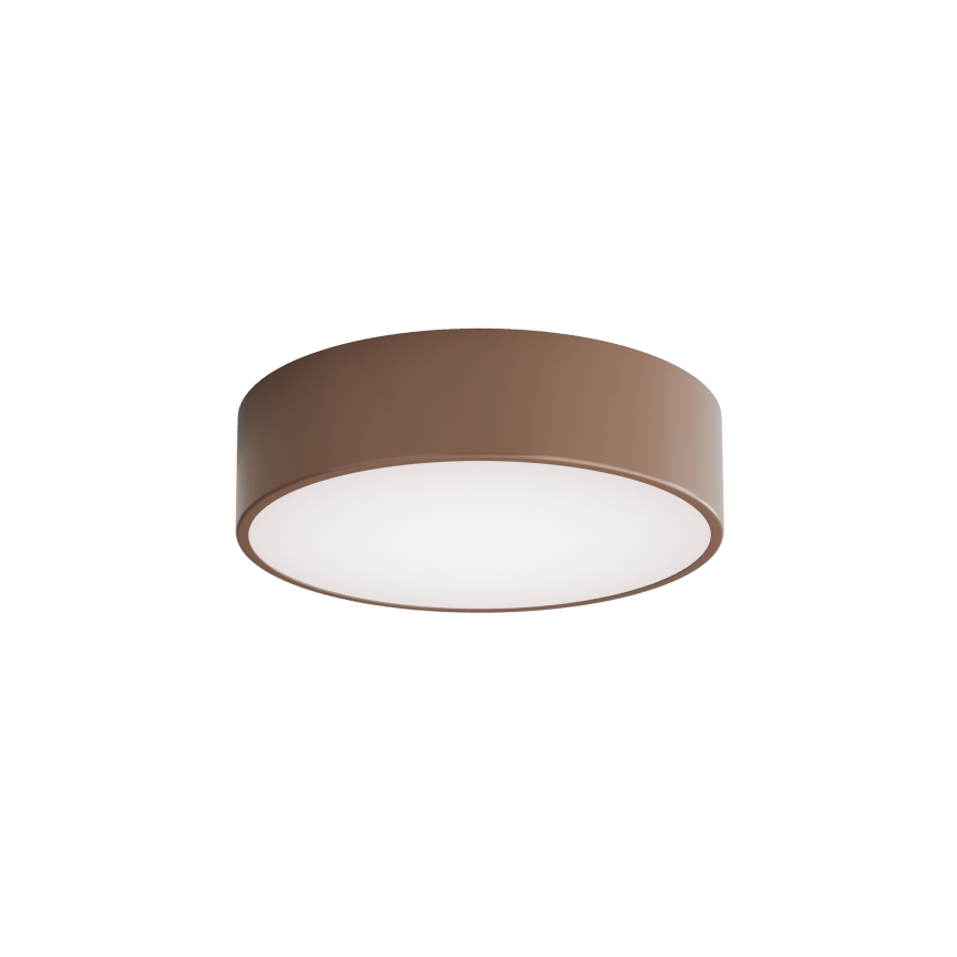 BRILAGI - Plafón de techo para baño CLARE con sensor de movimiento y de luz crepuscular 2xE27/24W/230V Ø 30 cm marrón IP54