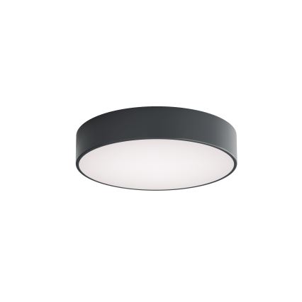 BRILAGI - Lámpara de techo para baño con sensor de movimiento y sensor crepuscular CLARE 3xE27/24W/230V diámetro 40 cm antracita IP54