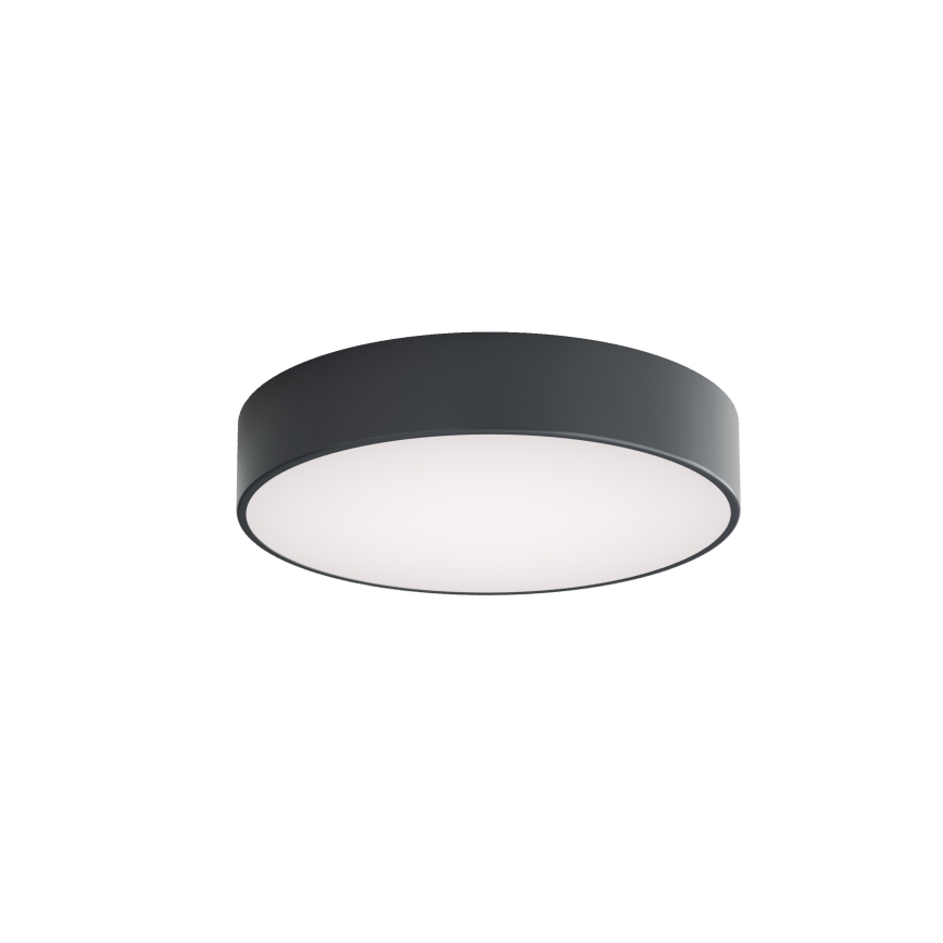 BRILAGI - Lámpara de techo para baño con sensor de movimiento y sensor crepuscular CLARE 3xE27/24W/230V diámetro 40 cm antracita IP54