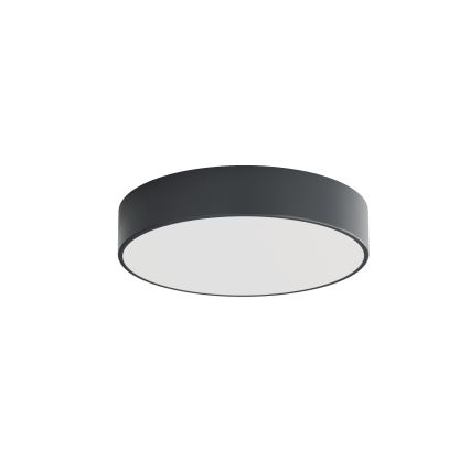 BRILAGI - Lámpara de techo para baño con sensor de movimiento y sensor crepuscular CLARE 3xE27/24W/230V diámetro 40 cm antracita IP54