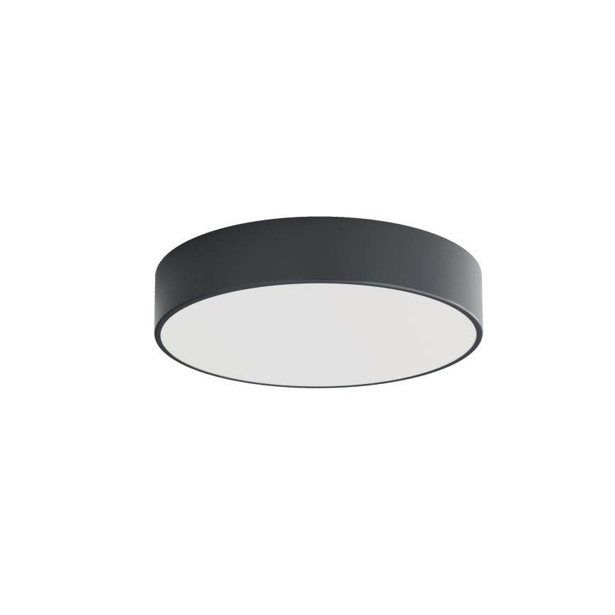 BRILAGI - Lámpara de techo para baño con sensor de movimiento y sensor crepuscular CLARE 3xE27/24W/230V diámetro 40 cm antracita IP54