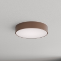 Brilagi - Lámpara de techo para baño con sensor de movimiento y de crepúsculo CLARE 3xE27/24W/230V Ø 40 cm marrón IP54