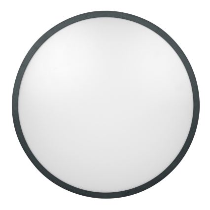 Brilagi - Plafón LED para baño con sensor ZENNA LED/24W/230V Ø 35 cm IP44 antracita + mando a distancia