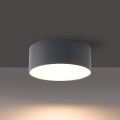 Brilagi - Lámpara de techo para baño FORIS LED/9W/230V Ø 9 cm antracita IP44 CRI 90