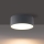 Brilagi - Lámpara de techo para baño FORIS LED/9W/230V Ø 9 cm antracita IP44 CRI 90