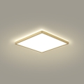 Brilagi - Lámpara de techo para baño LED ULTRA SLIM LED/18W/230V 30x30 cm dorada IP54
