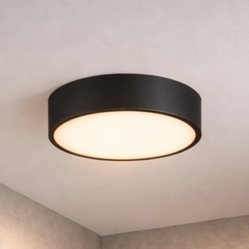 Brilagi - Lámpara de techo para baño POOL 2xE27/15W/230V Ø 30 cm IP54 negra