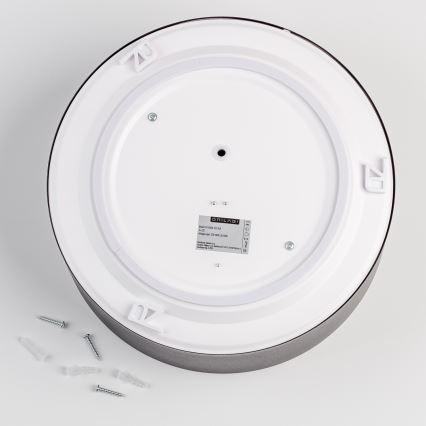 Brilagi - Lámpara de techo para baño POOL 2xE27/15W/230V Ø 30 cm IP54 negra