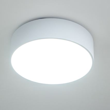 Brilagi - Lámpara de techo para baño POOL 3xE27/15W/230V Ø 40 cm IP54 blanca