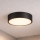 Brilagi - Lámpara de techo para baño POOL 4xE27/15W/230V Ø 50 cm IP54 negra