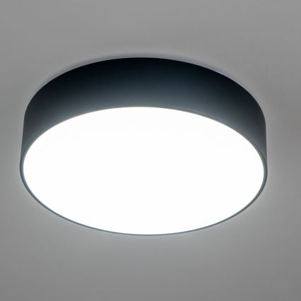 BRILAGI - Lámpara de techo para baño POOL 4xE27/15W/230V Ø 50 cm IP54 negra