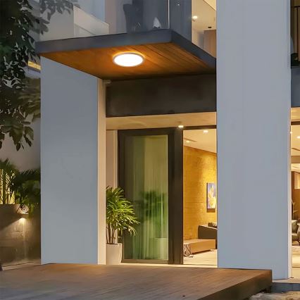 Brilagi - Plafón LED de techo para baño ULTRA SLIM LED/12W/230V Ø22,5 cm oro rosa IP54