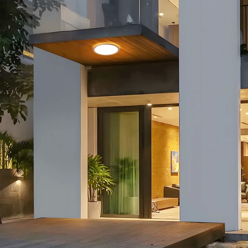 Brilagi - Plafón LED de techo para baño ULTRA SLIM LED/12W/230V Ø22,5 cm oro rosa IP54