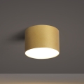 BRILAGI - Lámpara de techo para exterior FORIS LED/9W/230V, diámetro 9 cm, dorado IP44
