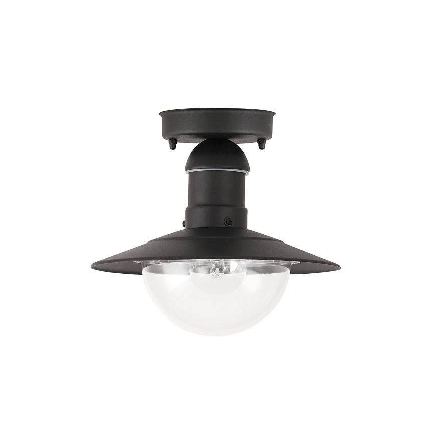 Brilagi - Lámpara de techo para exterior MOLDE 1xE27/60W IP44 negra