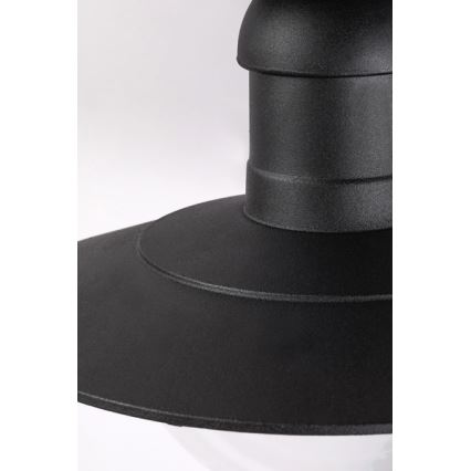 Brilagi - Lámpara de techo para exterior MOLDE 1xE27/60W IP44 negra