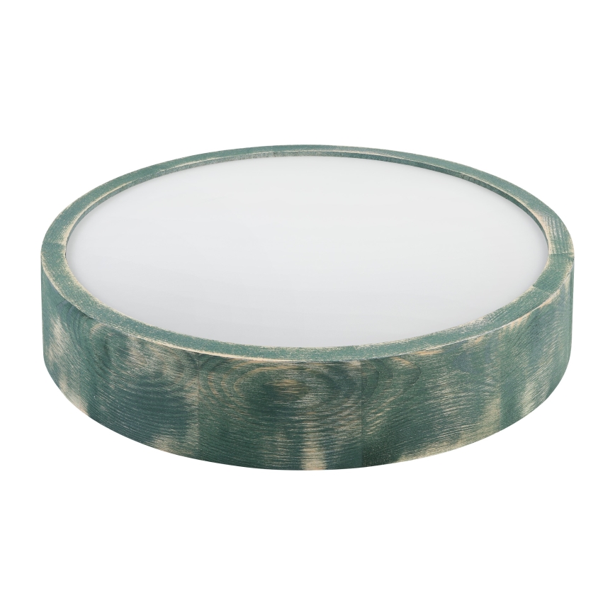 Brilagi - Lámpara de techo PINO 2xE27/15W/230V pino/verde Ø 37,5 cm