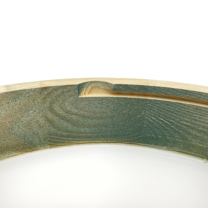 Brilagi - Lámpara de techo PINO 2xE27/15W/230V pino/verde Ø 37,5 cm