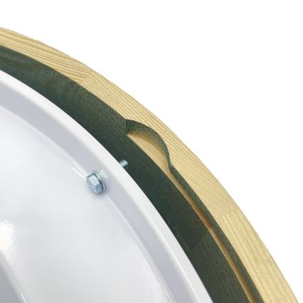 Brilagi - Lámpara de techo PINO 3xE27/15W/230V pino/verde Ø 47,5 cm