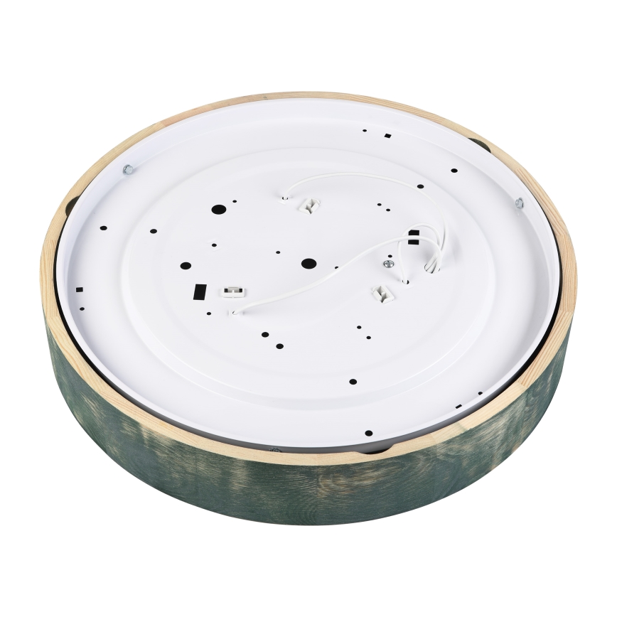 Brilagi - Lámpara de techo PINO 3xE27/15W/230V pino/verde Ø 47,5 cm