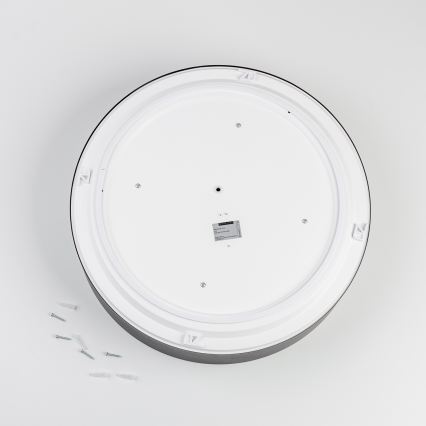 BRILAGI - Lámpara de techo POOL 4xE27/15W/230V Ø 50 cm IP54 negra