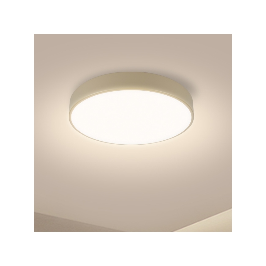 Brilagi - Luminaria de techo LED POOL LED/36 W/230 V 3000/4000/6000 K Ø 30 cm beige