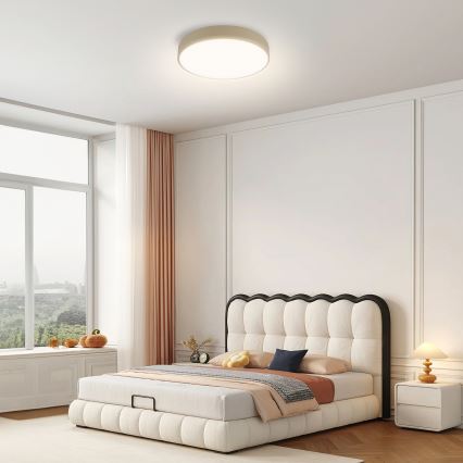 Brilagi - Luminaria de techo LED POOL LED/36 W/230 V 3000/4000/6000 K Ø 30 cm beige