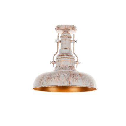 Brilagi - Lámpara de techo PYRONIC 1xE27/40W/230V Ø 32 cm, crema con pátina