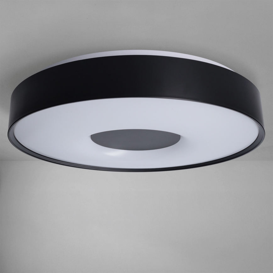 BRILAGI - Lámpara de techo LED regulable JAMIS LED/48W/230V 3000-6500K Ø 39 cm negra + mando a distancia