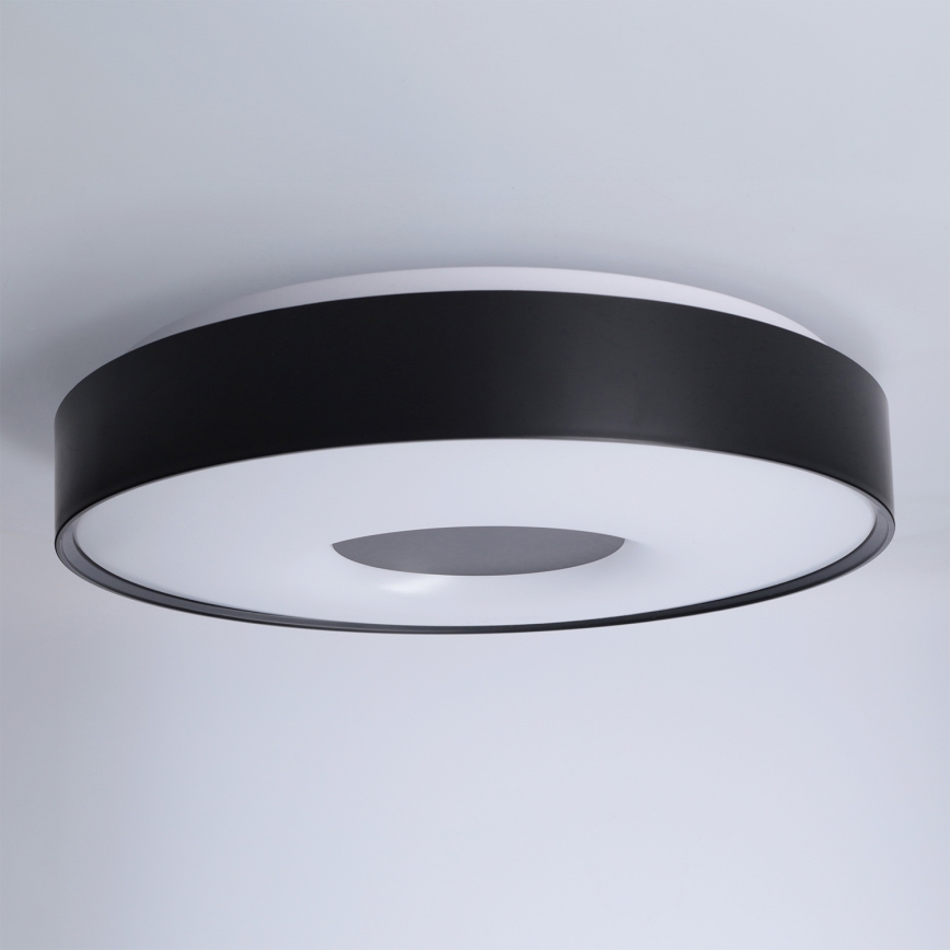 BRILAGI - Lámpara de techo LED regulable JAMIS LED/48W/230V 3000-6500K Ø 39 cm negra + mando a distancia