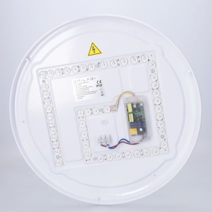BRILAGI - Lámpara de techo LED regulable JAMIS LED/48W/230V 3000-6500K Ø 39 cm negra + mando a distancia