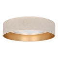 Brilagi - Lámpara de techo regulable VELVET SMARTIX STARS LED/36W/230V 3000–6000K Ø 55 cm crema/dorado Wi‑Fi Tuya Beacon + mando a distancia