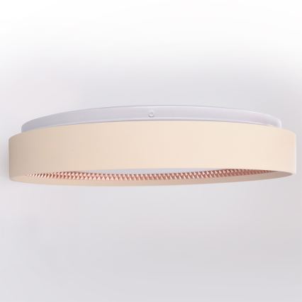 Brilagi - Luminaria de techo LED regulable WALDO LED/48W/230V 3000-6500K Ø 40 cm beige/dorado + mando a distancia