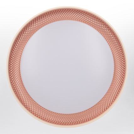 Brilagi - Luminaria de techo LED regulable WALDO LED/48W/230V 3000-6500K Ø 40 cm beige/dorado + mando a distancia
