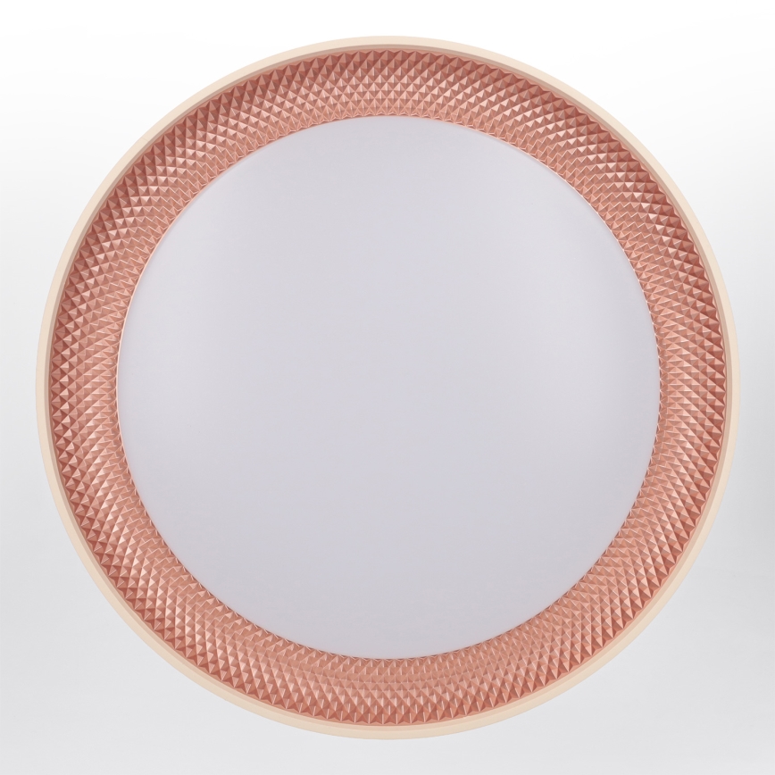 Brilagi - Luminaria de techo LED regulable WALDO LED/48W/230V 3000-6500K Ø 40 cm beige/dorado + mando a distancia